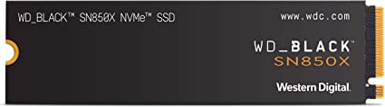 WD Black SN850X 1TB PCIe Gen4 NVMe M.2 SSD
