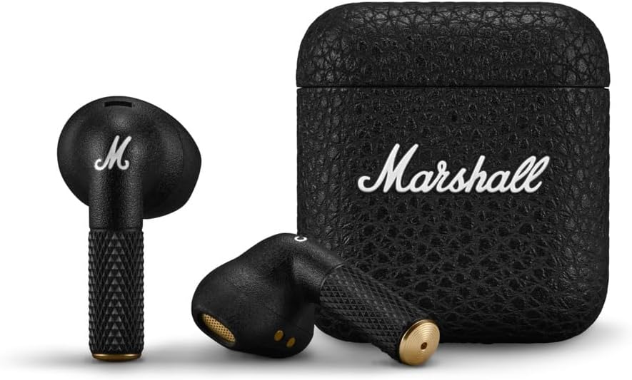 Marshall Minor IV Bluetooth Wireless Earphones – Black