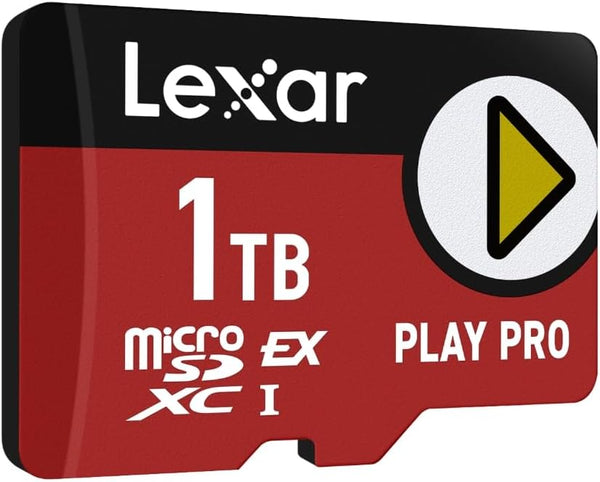 Lexar PLAY PRO MicroSDXC Express Card, 900MB/s Read 600MB/s Write - 1TB (LMSXPS0001T-BNNNU)