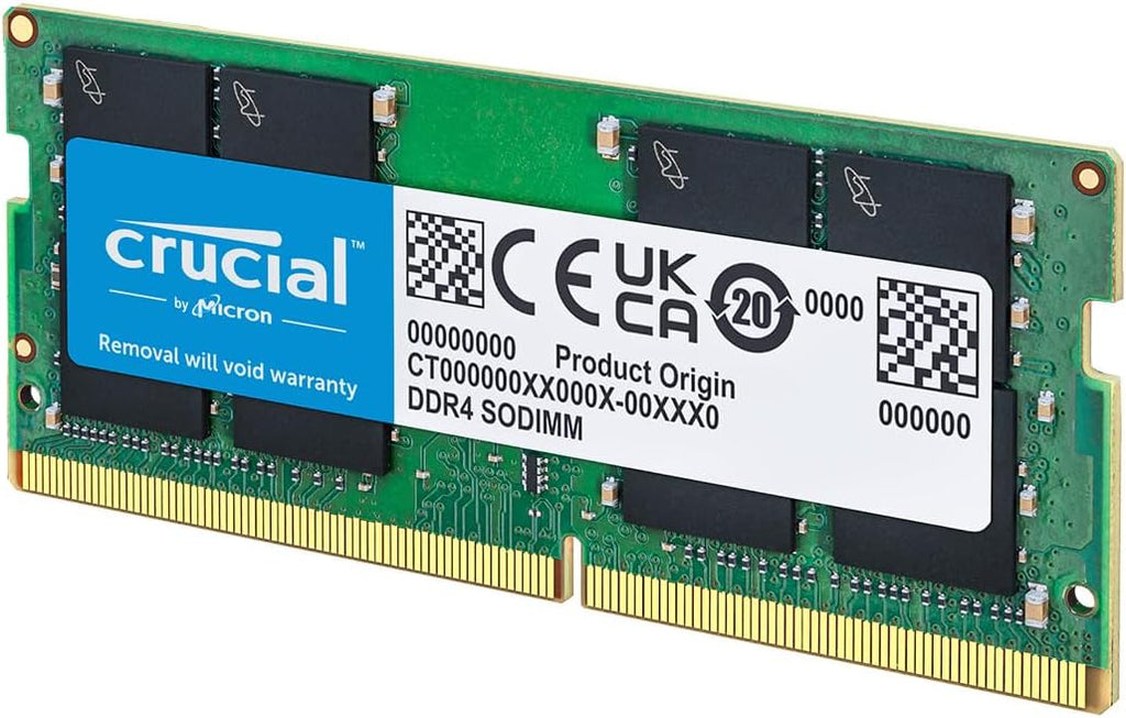 Crucial 8GB DDR4 3200MHz SODIMM Laptop Memory Module – CL22, 1.2V, 260-Pin Notebook & Mini PC RAM (CT8G4SFRA32A)