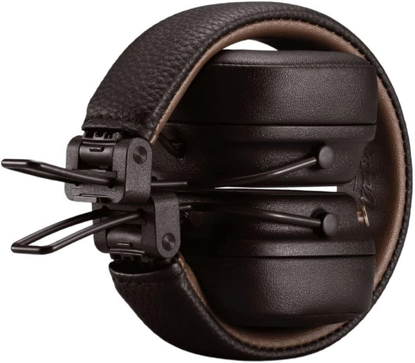 Marshall Major IV On Ear Bluetooth Headphones, Wireless Earphones, Foldable - Brown