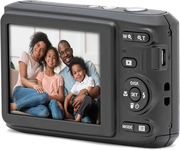 Kodak PIXPRO FZ45 Compact Digital Camera – 16MP, 4x Optical Zoom, 1080p Full HD Video, 27mm Wide Angle (Black)