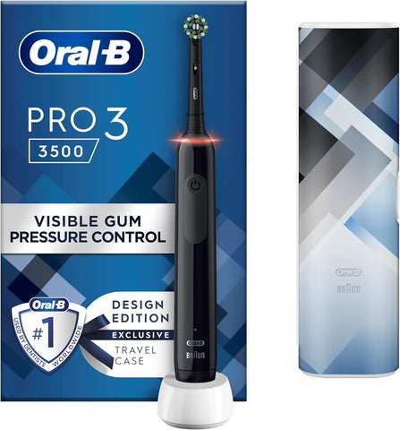 Oral-B Pro 3 Electric Toothbrush For Adults, With Exclusive Travel Case