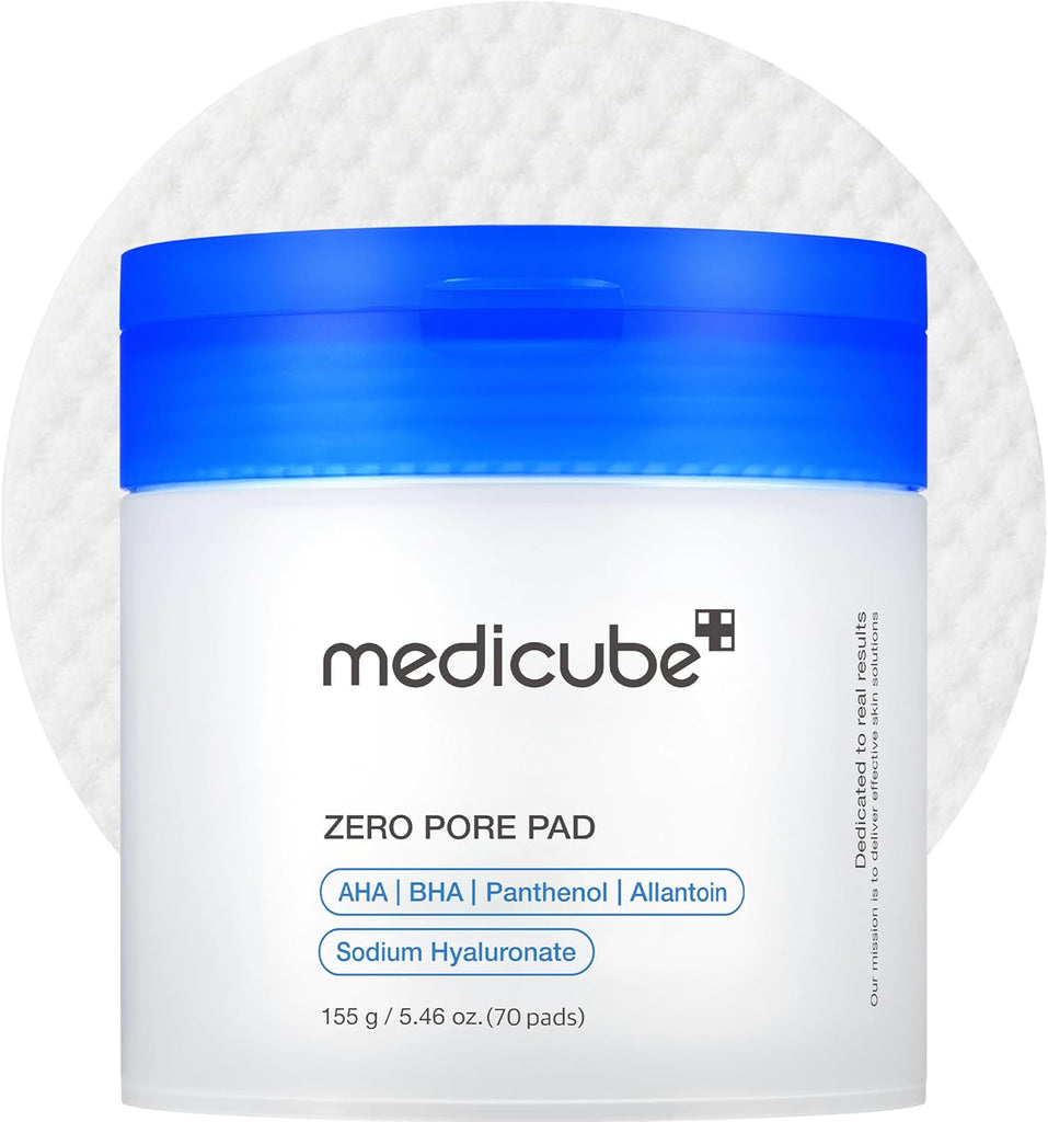 Medicube Zero Pore Pads 2.0 (70 Pads) – Exfoliating Toner Pads for Pore Care & Smoother Skin