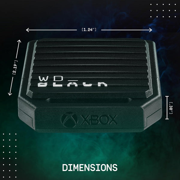 WD_BLACK C50 1TB Game drive for Xbox - Officially Licensed storage expansion for XBox, Series X|S,
