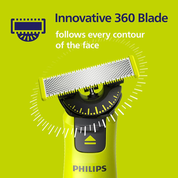 Philips OneBlade Original 360 Blade Heads, 4x One Blade, 16-Month Supply (QP440/50)