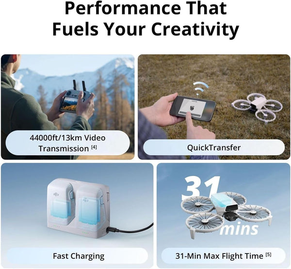 DJI Flip Fly More Combo Drone, with RC 2 Screen Remote Controller, 4K UHD