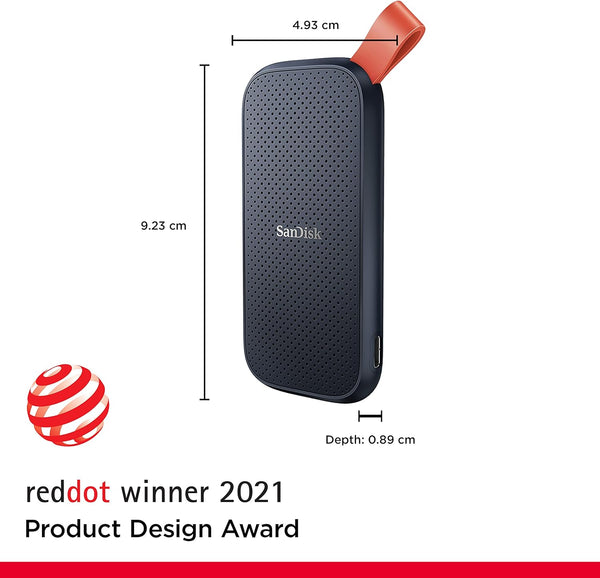 SanDisk 2TB Portable SSD - up to 800MB/s Read Speed, USB 3.2 Gen 2