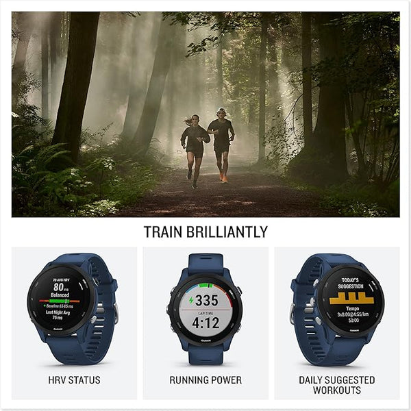 Garmin Forerunner 255 GPS Running Smartwatch - Slate Grey