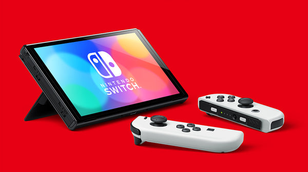 Nintendo Switch (OLED Model) - Neon Red / Neon Blue