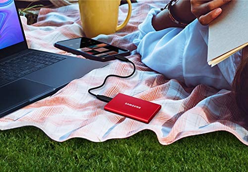 Samsung T7 Portable External SSD 1 TB  - Indigo Blue