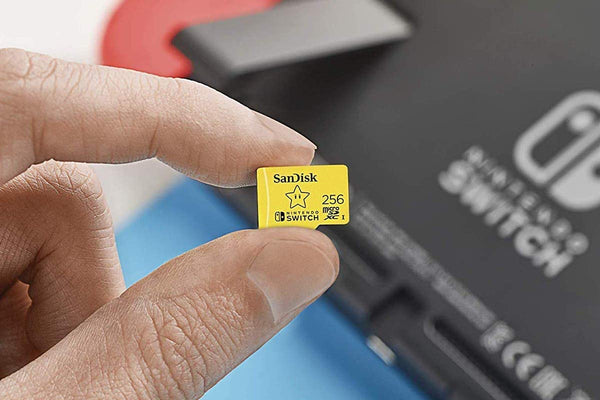 SanDisk microSDXC UHS-I Card for Nintendo Switch, 256 GB (‎SDSQXAO-256G-GNCZN)