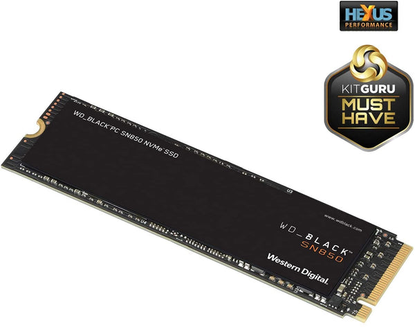 WD_BLACK SN850 1TB NVMe Internal Gaming SSD (PCIe Gen4, 7000 MB/s, M.2 2280, 3D NAND)