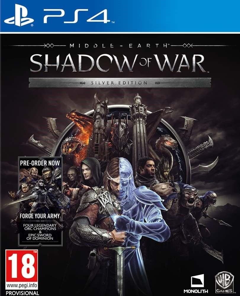 Middle Earth: Shadow Of War - Silver Edition (PS4)