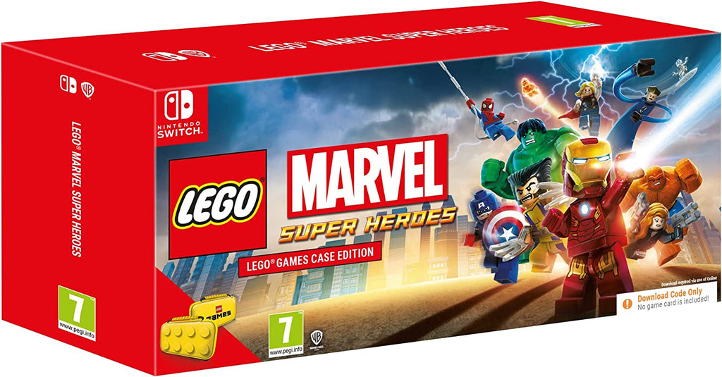 LEGO Marvel Superheroes Nintendo Switch UK Case Bundle - (Code in Box)