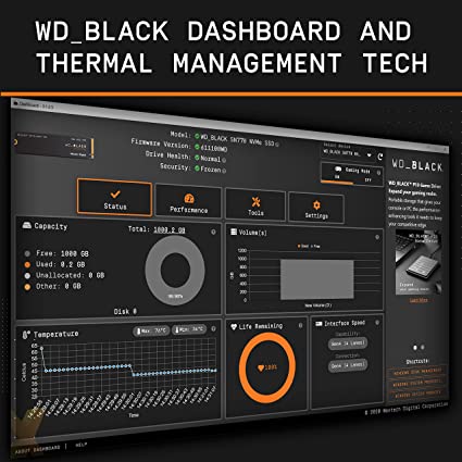 WD_BLACK 2TB SN770 M.2 2280 PCIe Gen4 NVMe Gaming SSD up to 5150 MB/s read speed