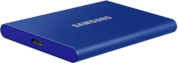 Samsung T7 Portable SSD 2TB (MU-PC2T0H/WW, USB 3.0) - Indigo Blue