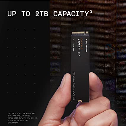 WD_BLACK 2TB SN770 M.2 2280 PCIe Gen4 NVMe Gaming SSD up to 5150 MB/s read speed
