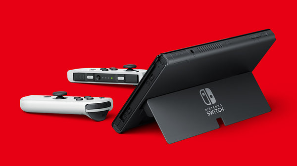Nintendo Switch (OLED Model) - Neon Red / Neon Blue