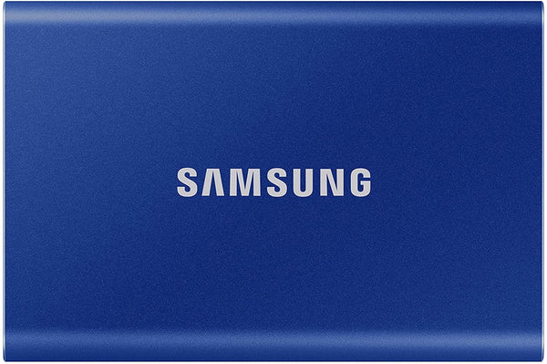 Samsung T7 Portable SSD 2TB (MU-PC2T0H/WW, USB 3.0) - Indigo Blue