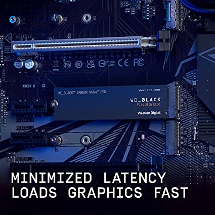 WD Black SN850X 1TB PCIe Gen4 NVMe M.2 SSD