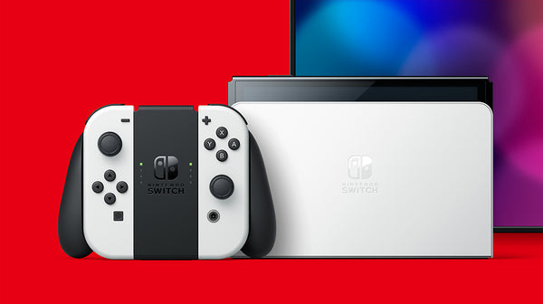 Nintendo Switch (OLED Model) - Neon Red / Neon Blue